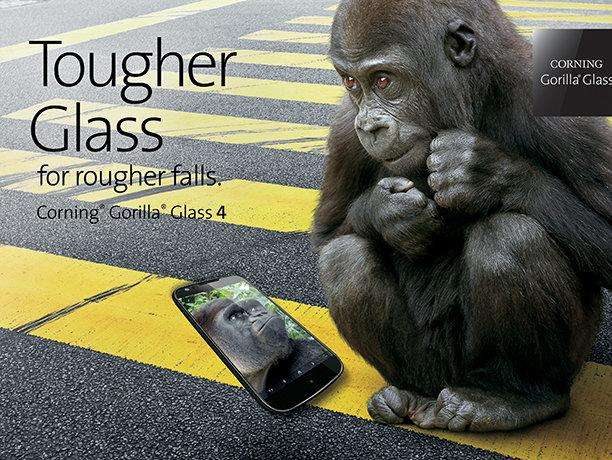 Corning wprowadza Gorilla Glass 4 – twardy, twardszy, Gorilla Glass