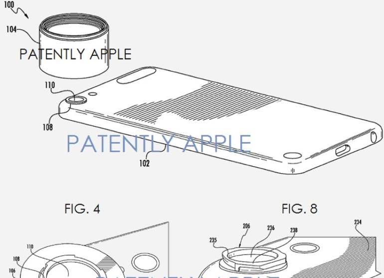 Apple pracuje nad wymiennymi obiektywami do aparatu iPhone